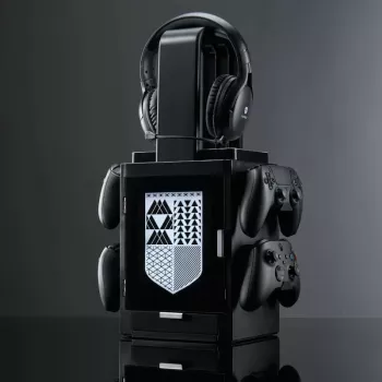 Numskull Games Soporte para discos de juegos Xbox negro blanco mate 1 ud.