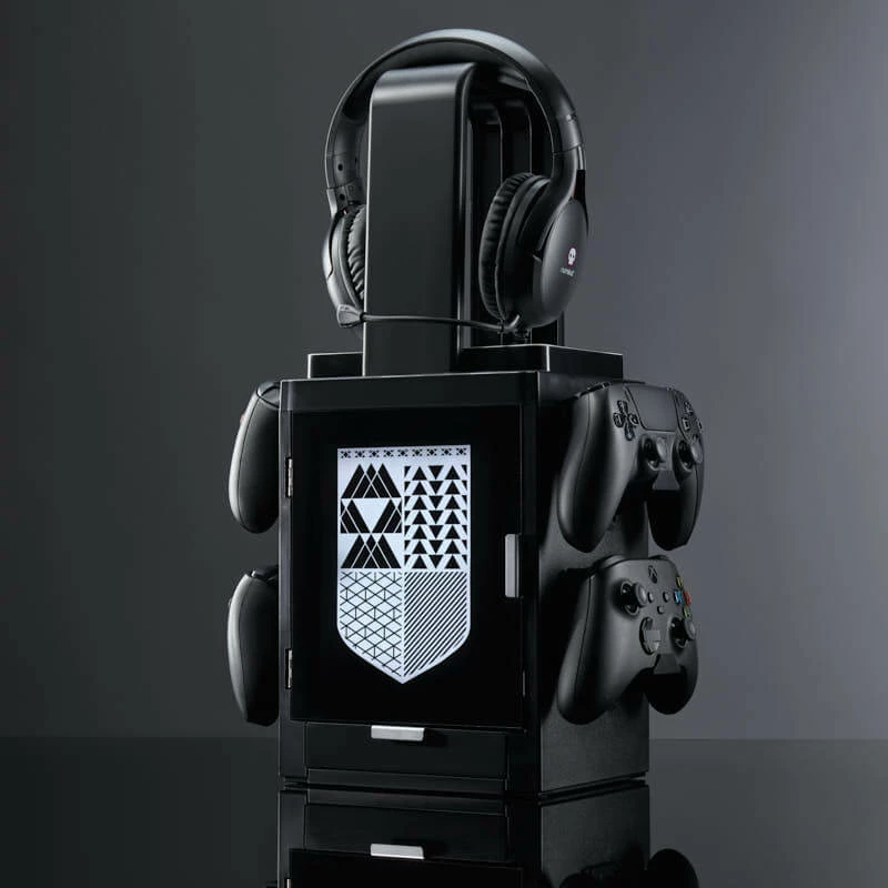 Numskull Games Soporte para discos de juegos Xbox negro blanco mate 1 ud.