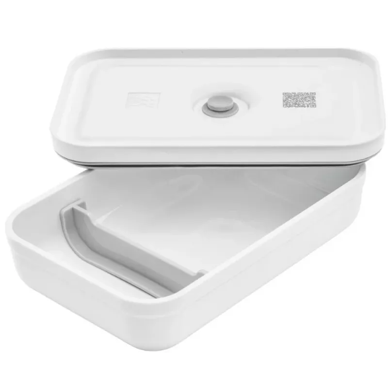 Fiambrera ZWILLING FRESH & SAVE 1 l, plástico con junta de silicona, gris/blanco