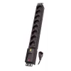 Regleta de enchufes Lestar LZRM 810 BW con conexión IEC-320, cable de 5,0 m