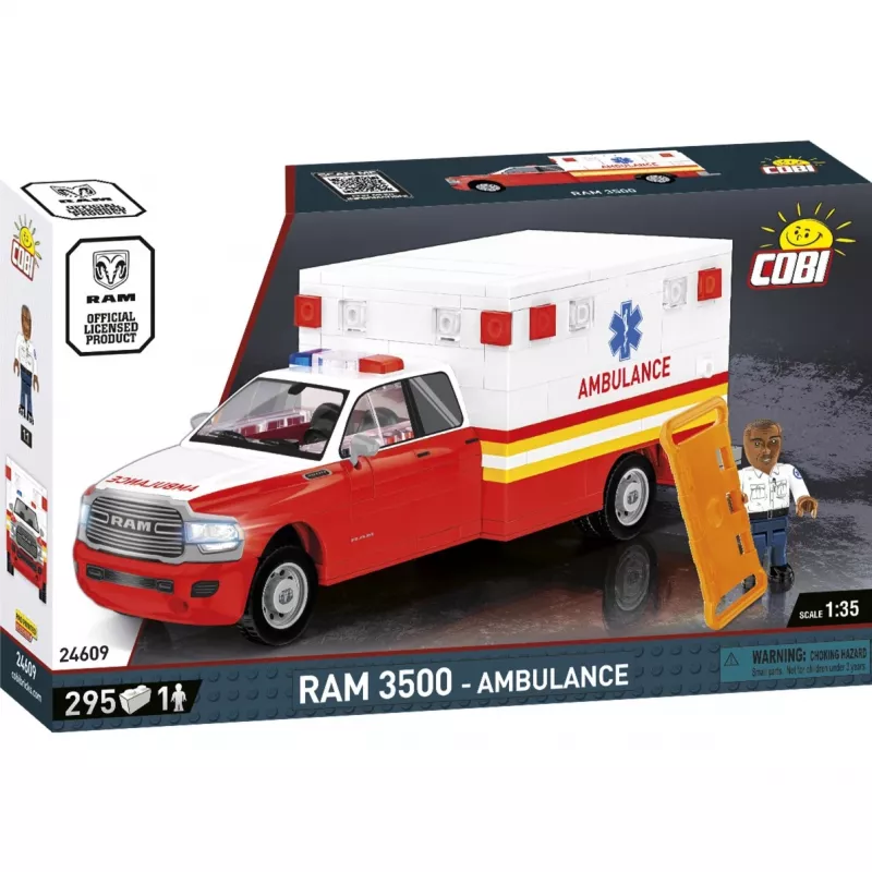 Juguete de construcción Cobi RAM 3500 Ambulance modelo 24609 set de bloques