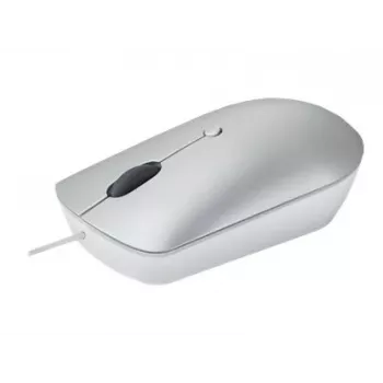 Ratón óptico ambidiestro con cable Lenovo 540 USB Type-C, 3 modos DPI, gris, 4 botones, cable de 1,8 m
