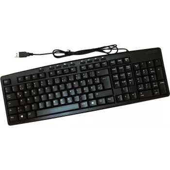 ROLINE Teclado USB Multimedia alemán negro (18.02.3226)