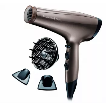 Secador de pelo con 2200 W de potencia de Keratin Protect - Channel AC 8002, pack de 1
