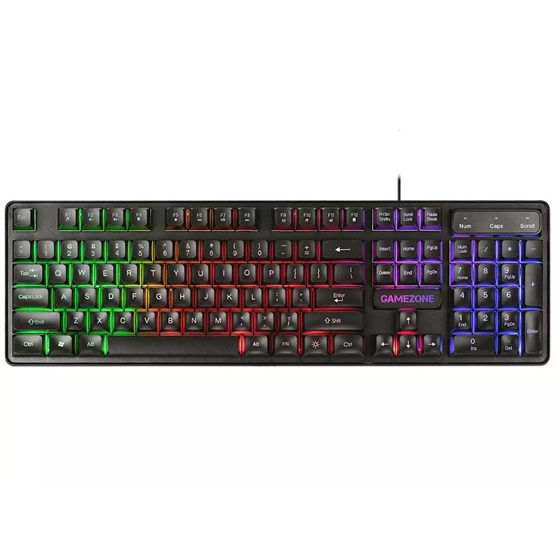Teclado y ratón Gamezone Boost USB