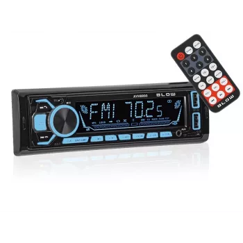 Radio para coche BLOW AVH-8890 FM 45W con Bluetooth, USB, AUX y pantalla LCD
