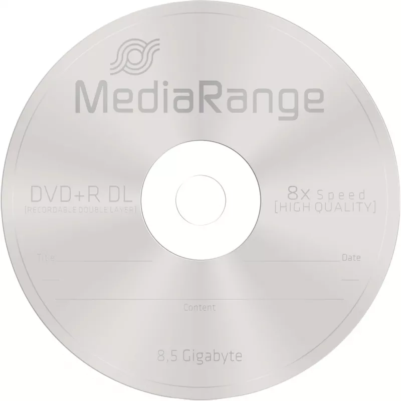 DVD+R DL MediaRange MR465 8,5 GB 5 uds.