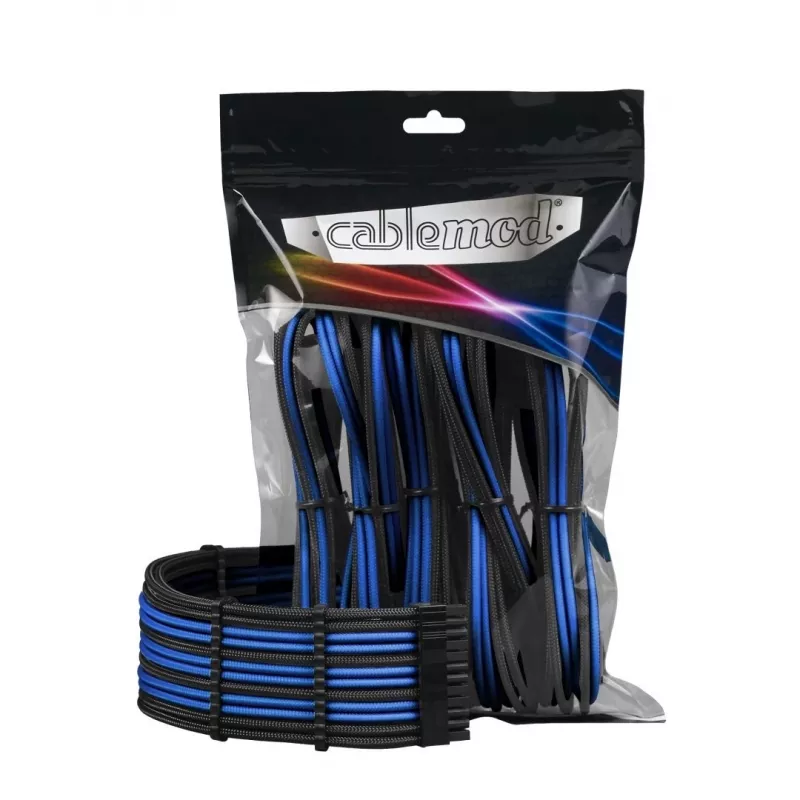 Cable de alimentación interno CableMod CM-PCAB-BKIT-NKKB-3PK-R Negro Azul 250mm