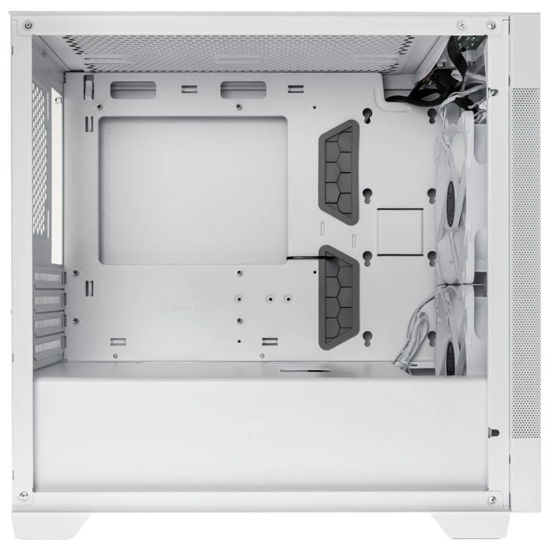 Caja de PC Lian Li LANCOOL 205 Mesh C Midi Tower blanca