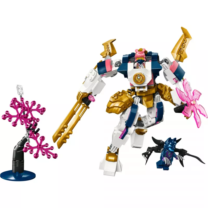 LEGO NINJAGO 71807 Sora's Elemental Tech Mech Rising Set de construcción