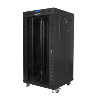 Armario rack 19 pulgadas 22HE 600x600 mm negro LANBERG FF01-6622-12BL