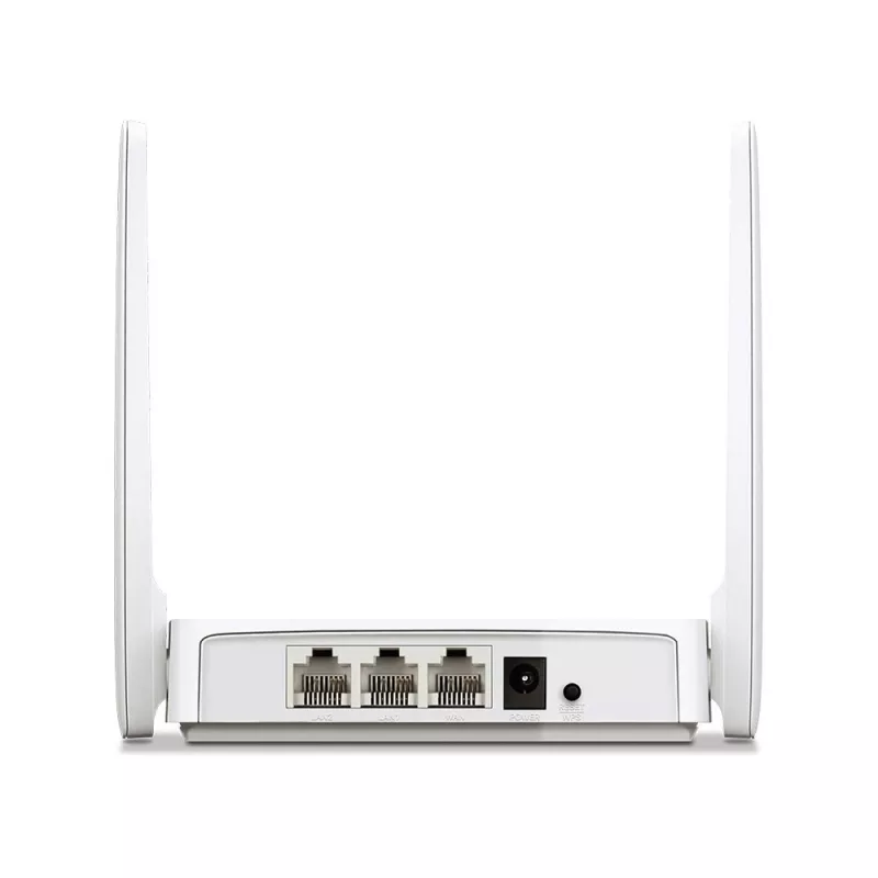 Router de sobremesa MERCUSYS AC10 Dualband 2,4/5 GHz Wi‑Fi 5, 4 antenas externas, 1x Fast Ethernet (WAN/LAN)
