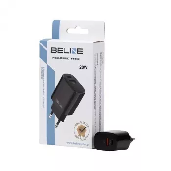 Cargador Beline Beli02159 — 20W USB-C y USB-A compatible con PD/QC