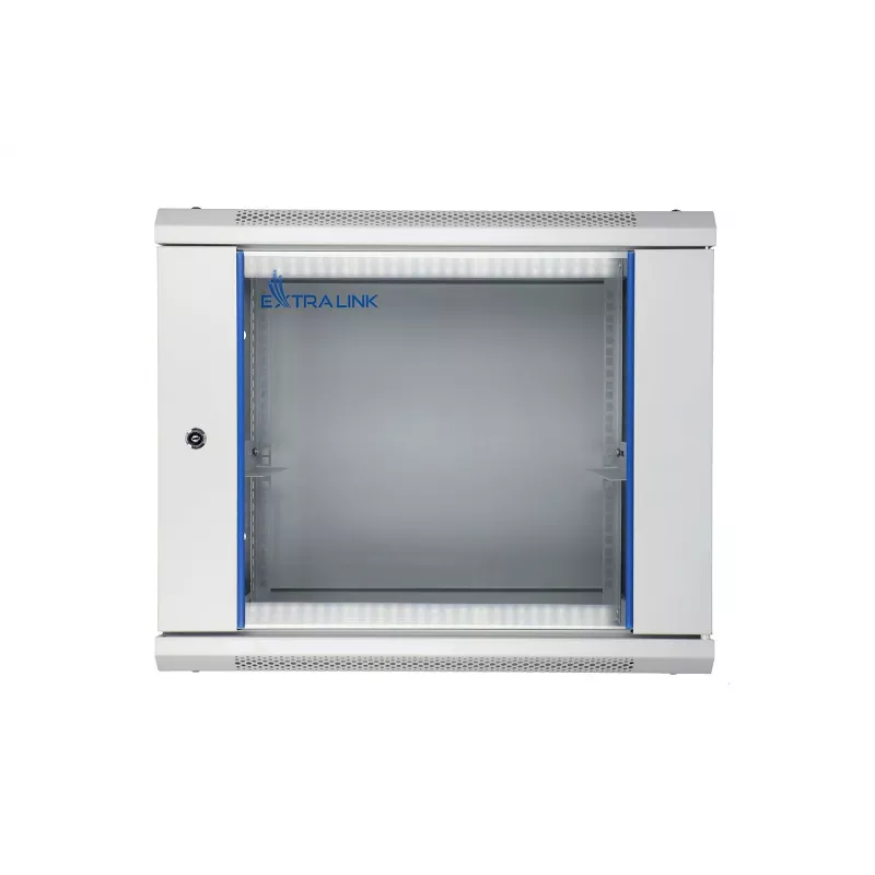 Rack de pared Extralink 9U 600x450 gris