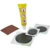 Kit de reparación de bicicleta FISCHER 85480 – kit de parches compacto 4,8 x 9,8 x 1,8 cm
