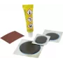 Kit de reparación de bicicleta FISCHER 85480 – kit de parches compacto 4,8 x 9,8 x 1,8 cm