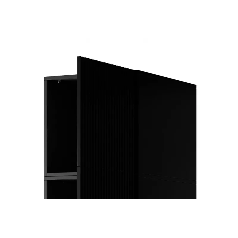 Armario ropero cama meble PAFOS 1D BASE 45×55.5×45 cm negro mate, 1 puerta
