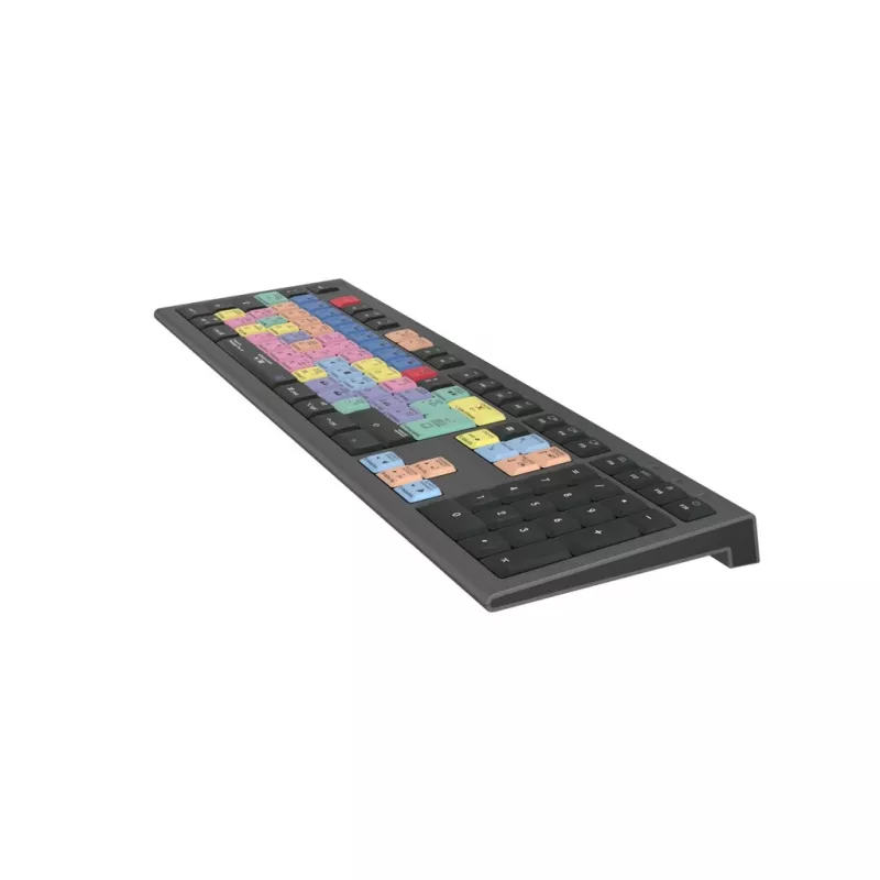 Logickeyboard Adobe Premiere Pro CC Astra 2 teclado universal USB QWERTZ alemán gris