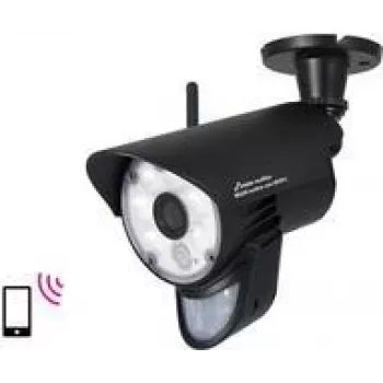 Cámara exterior Stabo 51096 1920x1080 110° – cámara de vigilancia resistente a la intemperie, Full HD, ángulo de visión 110°