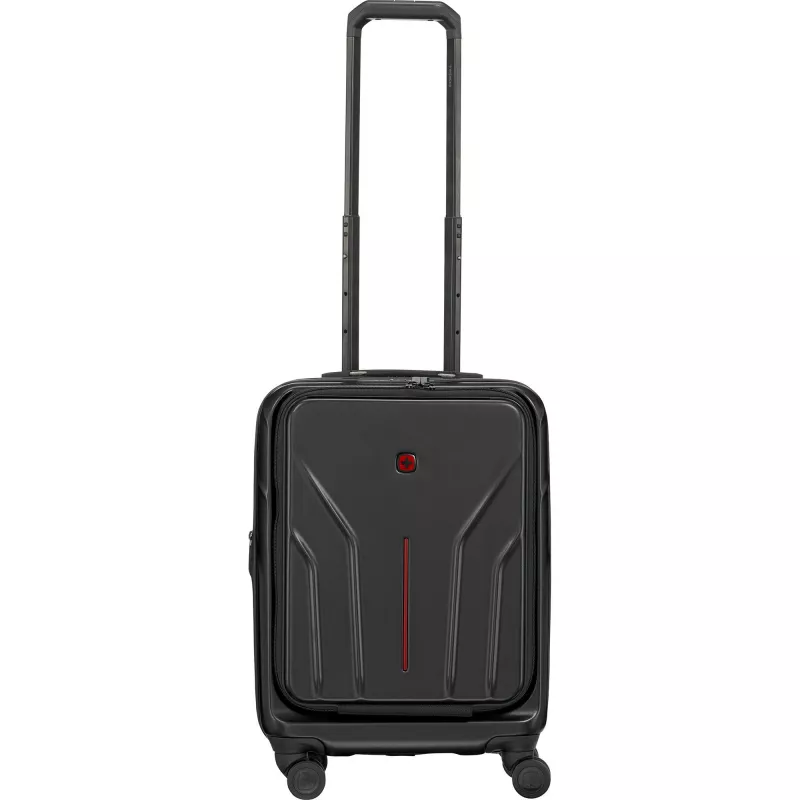 Trolley de cabina compacto de carcasa rígida Wenger Amplix 653323 — negro, compacto