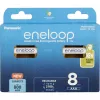 Baterías PANASONIC ENELOOP AAA 800 mAh 8 uds. (BK-4MCDE/8HH)