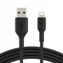 Belkin Cable PVC USB-A a Lightning 3m negro