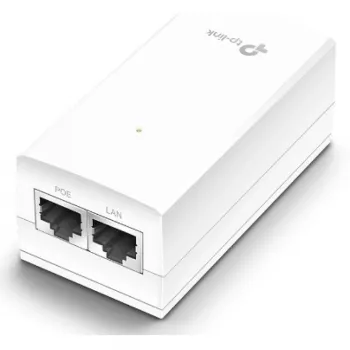 TP-Link adaptador PoE pasivo de 24V, Gigabit Ethernet, 10,100,1000 Mbit/s, 10/100/1000, Cat3, Cat4, Cat5, Cat5e, Cat6, blanco, 100 m