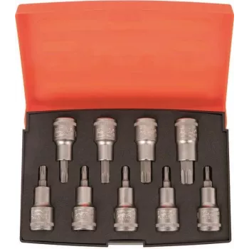 Juego de puntas de destornillador Bahco 9 piezas S9TORX (S9TORX)