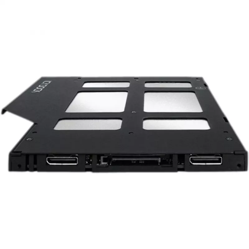 ICY DOCK - ToughArmor MB852M2PO-B - 2x SSD M.2 NVMe PCIe 4.0 a 2x marco extraíble Ultra Slim OCuLink
