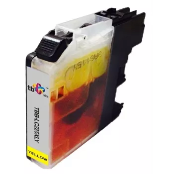 Cartucho de tinta TB compatible con Brother LC225XL amarillo nuevo