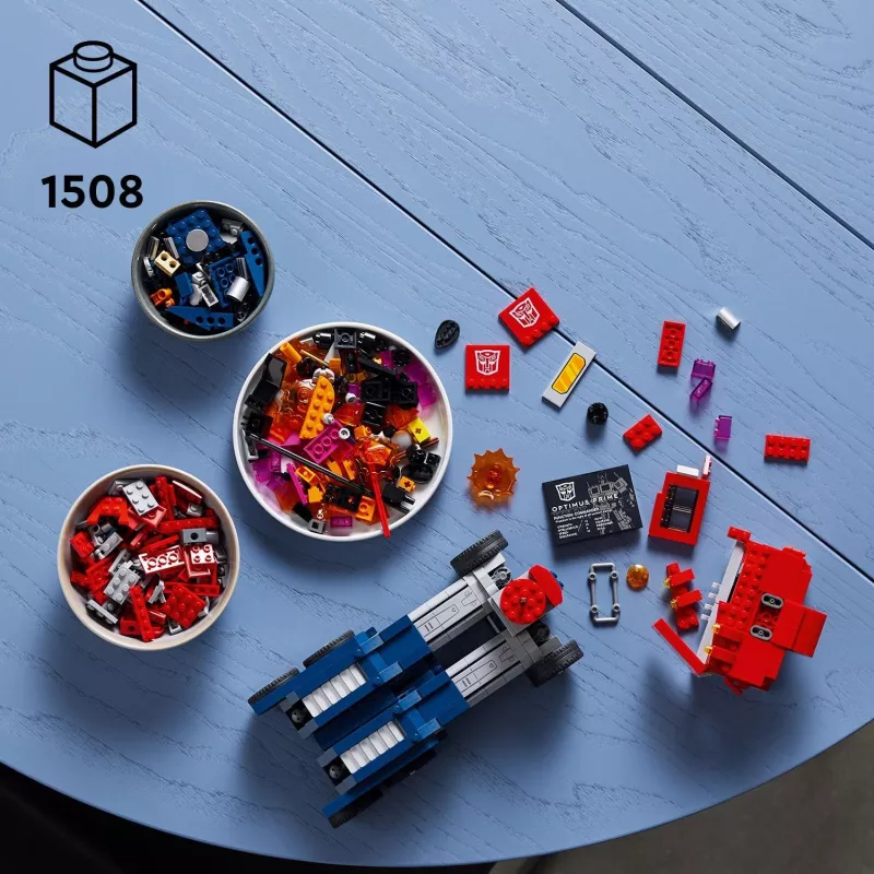 LEGO® 10302 Icons Optimus Prime, set de modelo robot de Transformers