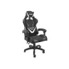 Silla gamer FURY Avenger L universal con asiento acolchado negra