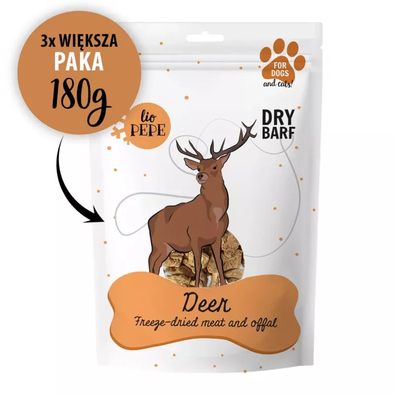 PAKA ZWIERZAKA Lio Pepe Deer XL - Snack para perros - 180 g
