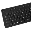 Teclado LogiLink ID0019A universal USB QWERTZ alemán negro