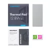 Graugear Almohadilla térmica para CPU o memoria RAM, 100 x 45 x 1 mm