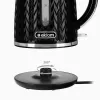 Hervidor de agua NELO, capacidad de 1,7 l, 2000 W, negro