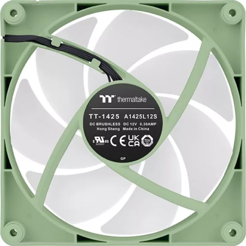 Thermaltake CT140 ARGB Sync ventilador de caja 140 mm, 500–1500 rpm, Matcha Green, 2 uds.