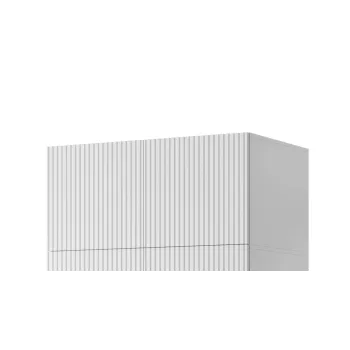 Armario ropero cama meble PAFOS 2D BASE 90×55,5×45 cm blanco mate, 2 puertas