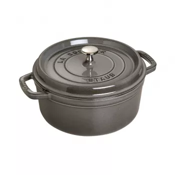 Staub 40509-312-0 Olla 5,25 L redonda grafito, gris