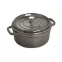 Staub La Cocotte redonda de hierro fundido 26 cm, gris grafito