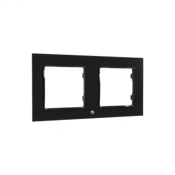 Shelly WF2 Negro Smart Switch diseño sin tornillos compatibilidad interruptor de pared Shelly