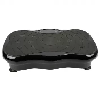 Extralink Plataforma vibratoria para ejercicio Fitness Moonwalk Spinmove negro