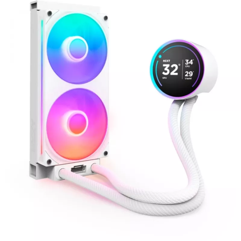 Nzxt RL-KR24E-W2 pantalla blanca