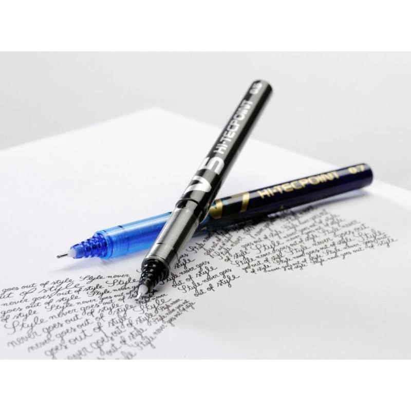Pilot Hi-Tecpoint V5 BX-V5-L bolígrafo roller con capuchón, azul