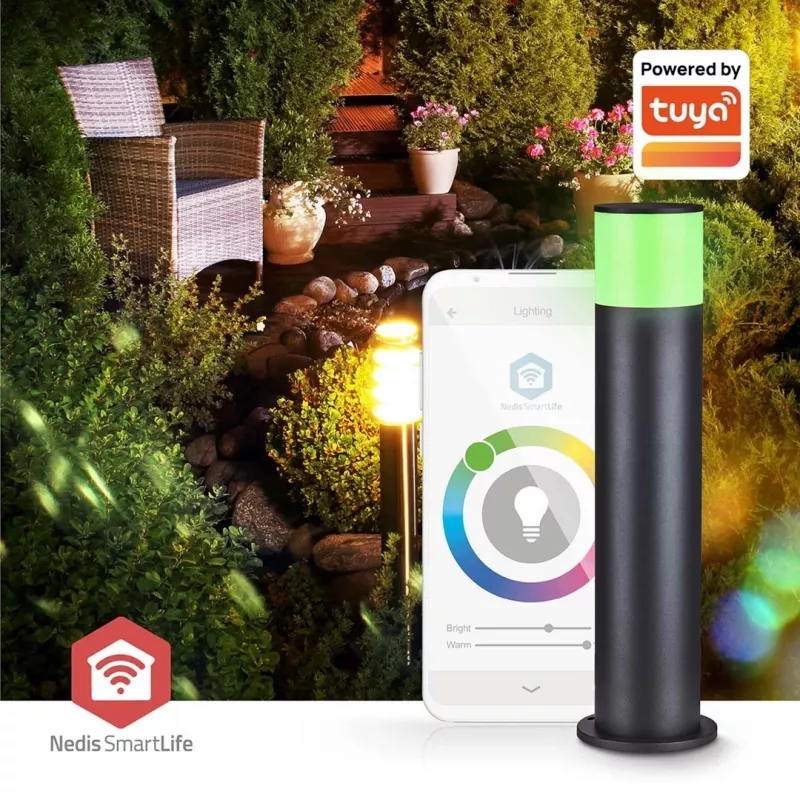 Nedis ZBLOP10RGBW Iluminación exterior lámpara LED de pie 14 W F