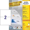 Avery 3655 Etiquetas autoadhesivas Rectangulares Permanente Blanco 200 uds.