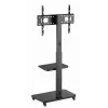 Soporte de suelo para TV Gembird TVS-75S-02 con ruedas, 37 - 75, negro