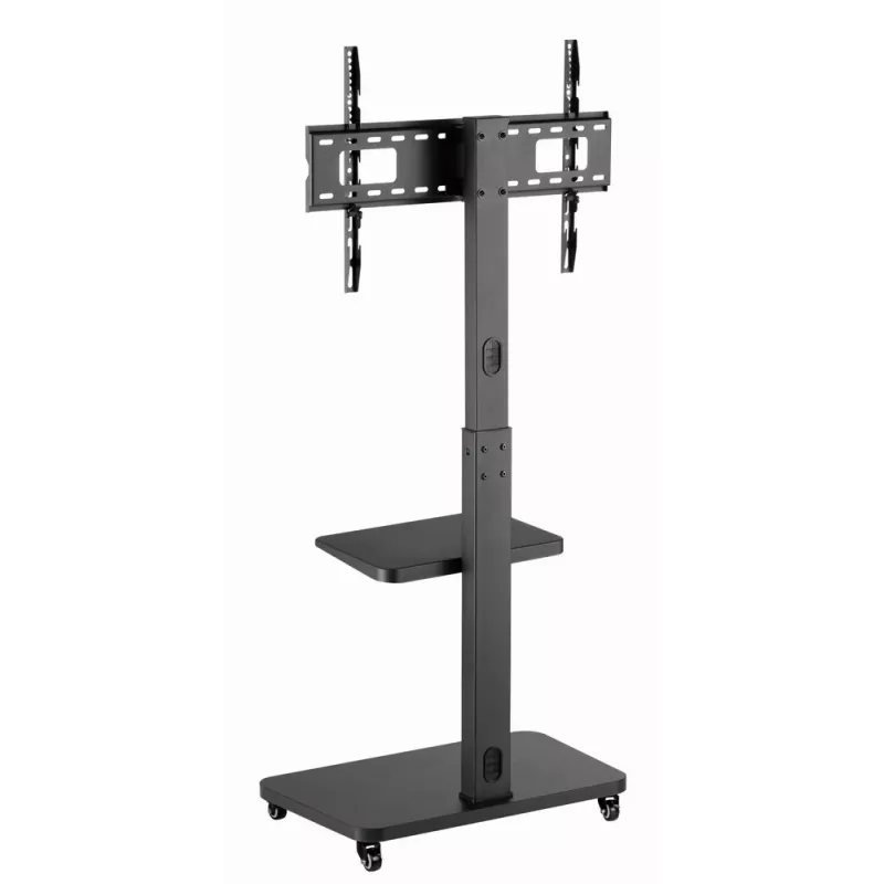 Soporte de suelo para TV Gembird TVS-75S-02 con ruedas, 37 - 75, negro