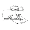 Soporte de techo ART P-101