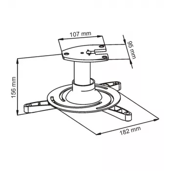 Soporte de techo ART P-101